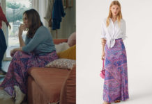 ICI TOUT COMMENCE : la jupe imprimée de Rose dans l’épisode 725