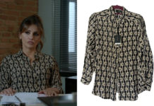 UN, DOS, TRES : Nouvelle Génération : la chemise imprimé chaines de Silvia dans l’épisode 1