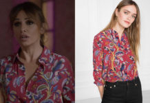 UN, DOS, TRES : Nouvelle Génération : le chemisier à fleurs de Silvia dans l’épisode 2