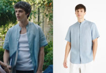 ICI TOUT COMMENCE : la chemise bleue col mao de Thibaut dans l’épisode 729