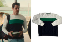 SEX EDUCATION : Adam’s colorblock sweatshirt in S4E02