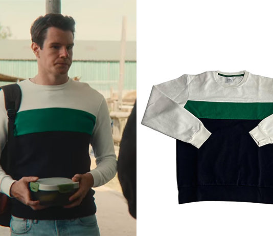 SEX EDUCATION : Adam’s colorblock sweatshirt in S4E02