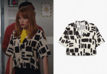 ICI TOUT COMMENCE : la blouse imprimée d’Ambre dans l’épisode 760