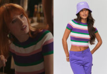 ICI TOUT COMMENCE : le petit pull multicolore d’Ambre dans l’épisode 748