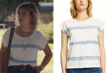 ICI TOUT COMMENCE : le t-shirt à rayures de Bérénice dans l’épisode 744