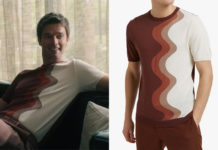 GEN V : Luke’s Swirl Stripe short-sleeve sweater in S1E01