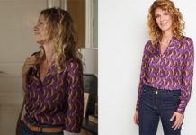 DEMAIN NOUS APPARTIENT : la chemise imprimée de Soizic dans l’épisode 1519