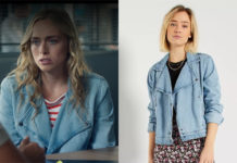 DEMAIN NOUS APPARTIENT : la veste en jean d’Adèle dans l’épisode 1541