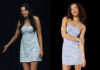 EVERYTHING NOW : Alison’s Knit Halter Mini Dress in S1E03