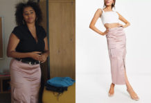 ICI TOUT COMMENCE : la longue jupe satinée rose de Billie dans l’épisode 773