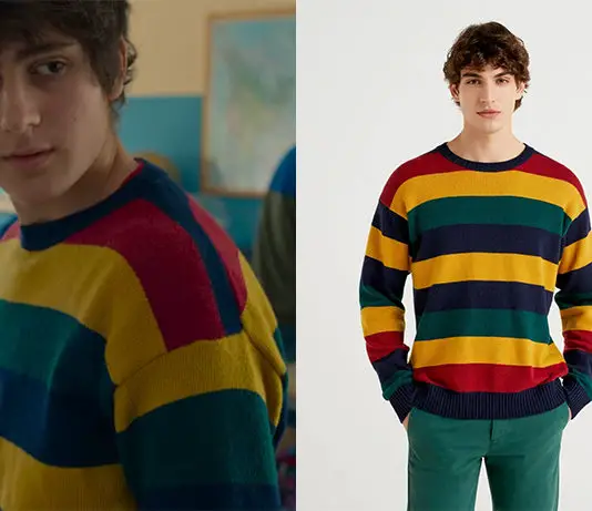 AG3NDA : le pull à rayures de Giulio dans l’épisode 2×05