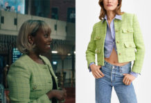 GEN V : Janet’s Green tweed blazer in S1E03