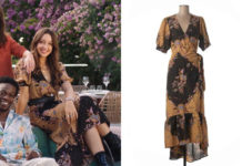 ICI TOUT COMMENCE : la robe imprimée de Jasmine dans le générique