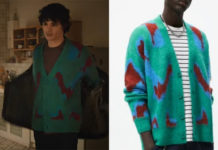 ELITE : le cardigan vert de Joel dans l’épisode 7×07