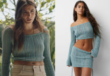 ICI TOUT COMMENCE : le top en crochet vert d’eau de Maya dans l’épisode 785