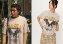 EVERYTHING NOW : Mia’s Alaska print t-shirt in S1E05