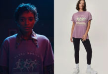 EVERYTHING NOW : Mia’s Santa Monica running tee in S1E03