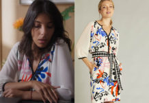 DEMAIN NOUS APPARTIENT : la robe imprimée de Soraya dans l’épisode 1525