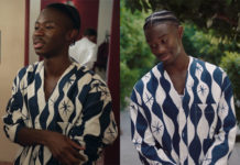 ICI TOUT COMMENCE : la chemise à motifs bleu marine de Souleymane dans l’épisode 780