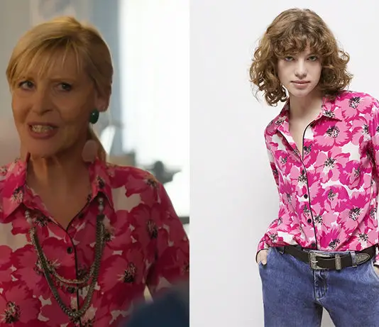 LE FIL D’ARIANE : le look rose d’Ariane dans l’épisode 1