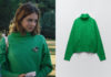 ICI TOUT COMMENCE : le pull vert à col montant de Carla dans l’épisode 795