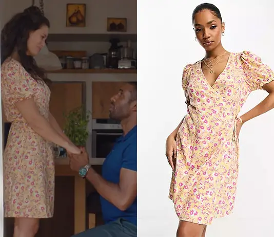 CLEM, Les Retrouvailles : la robe à fleurs de Clem dans le deuxième épisode