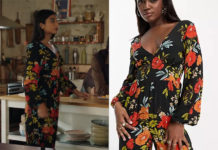 ICI TOUT COMMENCE : la combi à fleurs de Deva dans l’épisode 806