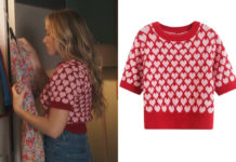 DEMAIN NOUS APPARTIENT : le petit pull imprimé cœurs d’Éloïse dans l’épisode 1550