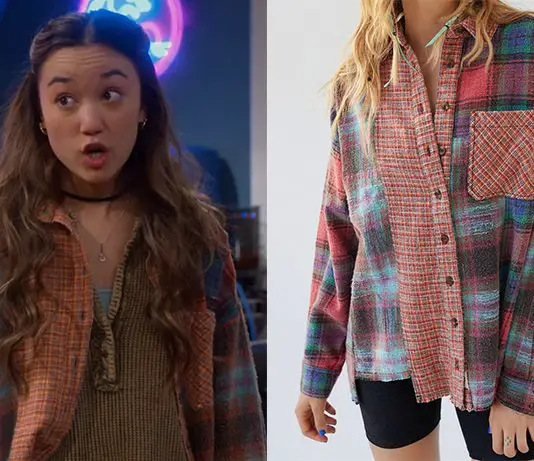 ERIN & AARON : Erin’s Spliced Flannel Shirt in S1E01
