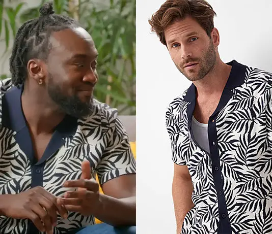 PA T’MENTIR : la chemise imprimé végétal d’Irdens dans l’épisode 2×05