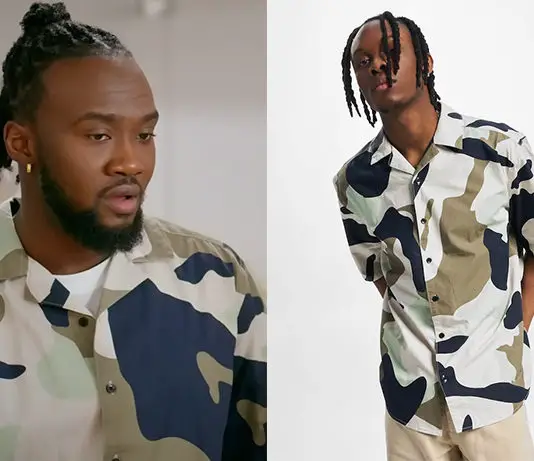 PA T’MENTIR : la chemise camo d’Irdens dans l’épisode 2×04