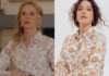 CLEM, Les Retrouvailles : la blouse à fleurs de Marie-France dans le deuxième épisode