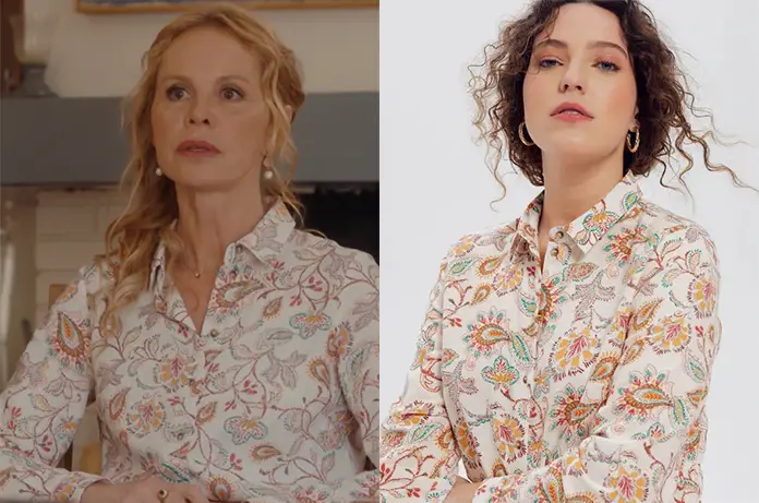 CLEM, Retrouvailles blouse fleurs Marie-France dans deuxième épisode