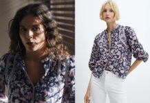 DEMAIN NOUS APPARTIENT : la blouse à fleurs violette de Roxane dans l’épisode 1558