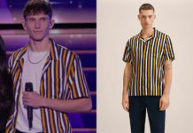 STAR ACADEMY : la chemise à rayures de Victorien dans le prime du 17 novembre