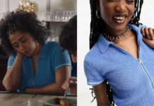 ICI TOUT COMMENCE : le top bleu court et zippé de Billie dans l’épisode 825