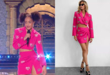 STAR ACADEMY : l’ensemble rose à strass de Candice dans le prime du 30 décembre