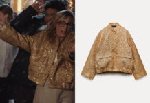 ICI TOUT COMMENCE : la tenue dorée d’Eugénie pour Noël