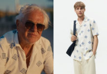 KNOKKE OFF : Jeunesse dorée : la chemise avec un imprimé géométrique de Jacques dans l’épisode 1×02