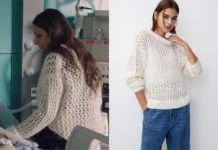 ICI TOUT COMMENCE : le pull en maille filet de Jasmine