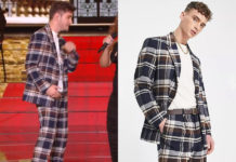 STAR ACADEMY : le costume à carreaux de Julien dans le prime du 2 décembre