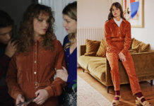 ICI TOUT COMMENCE : la combi en velours couleur biscuit de Kelly dans l’épisode 818