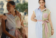 KNOKKE OFF : Jeunesse dorée : la robe à rayures de Margaux dans l’épisode 1×06