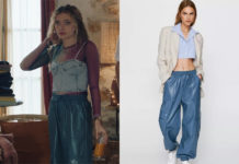 ICI TOUT COMMENCE : le jogging bleu faux cuir de Vic dans l’épisode 811