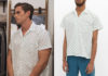 QUEER EYE : Antoni’s green fleurettes print shirt in S8E04