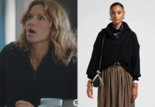DEMAIN NOUS APPARTIENT : le pull camionneur noir de Chloé dans l’épisode 1603
