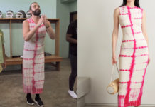 QUEER EYE : Jonathan’s tie-dyed cotton and cashmere-blend jersey maxi dress in S8E04