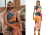 QUEER EYE : Jonathan’s Blue Print Tank Maxi Dress in S8E01