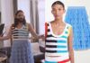 QUEER EYE : Jonathan’s striped top and ruffled tiered midi skirt in S8E03