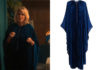 DOUBLE PIÈGE : le caftan bleu aux boutons de cristal de Judith dans l’épisode 8